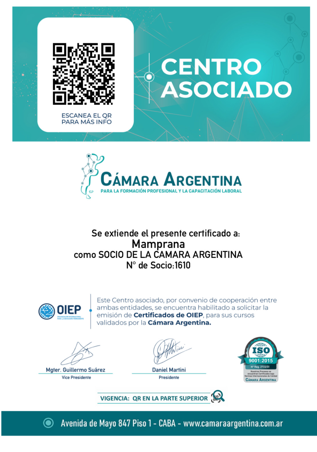 Alianza en certificaciones